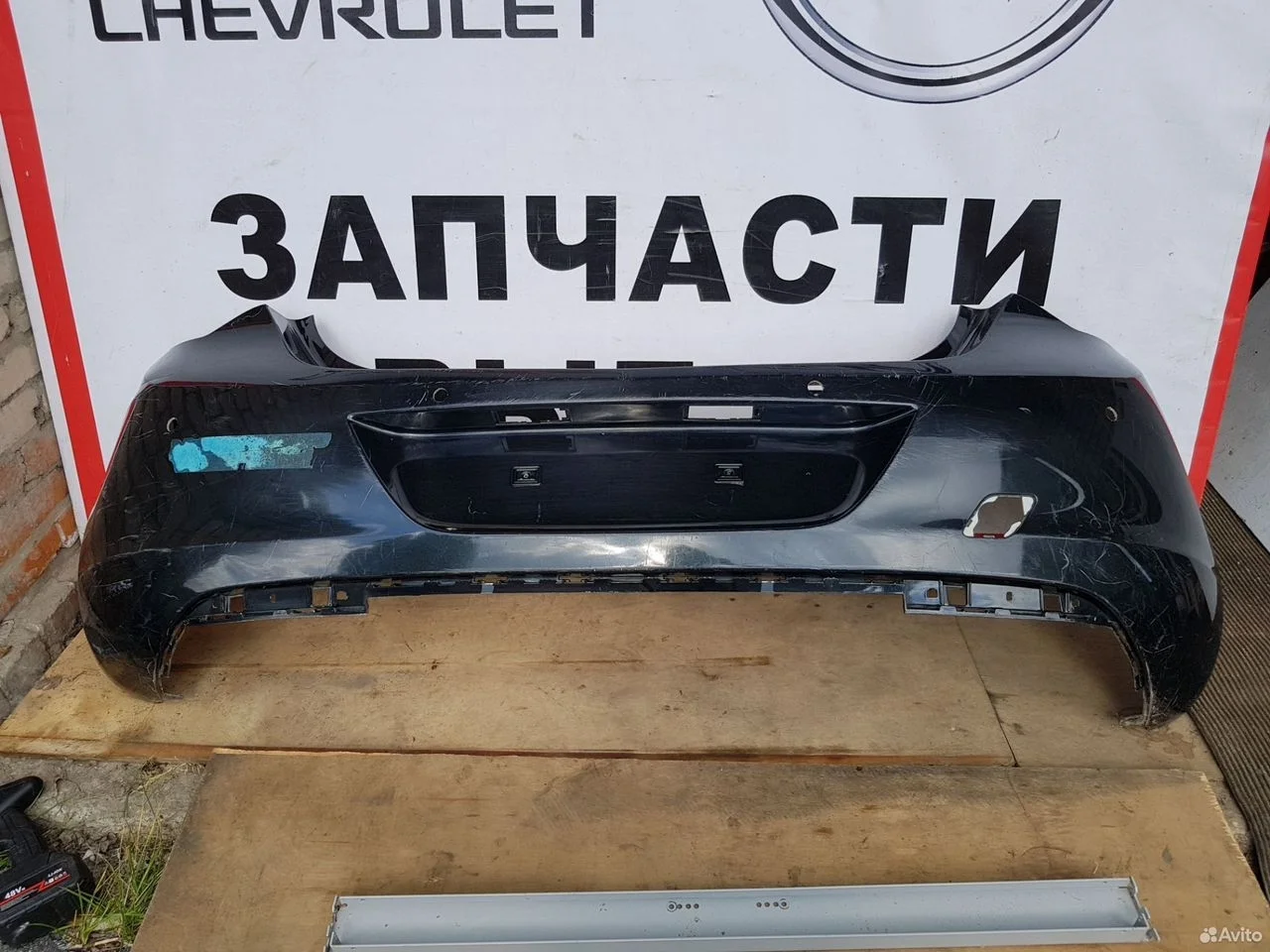 Бампер задний opel astra j 2009-2012
