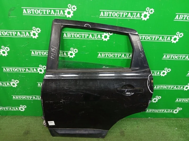 Дверь боковая Nissan Qashqai 2006—2009 H2153JD0M0 J10, задняя левая