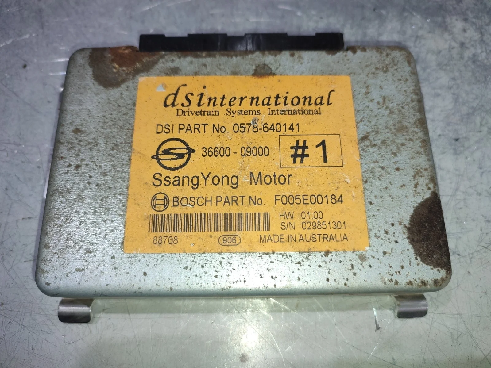 Блок управления акпп SsangYong Kyron 2008 D130