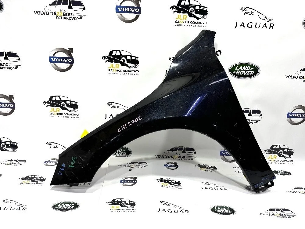 Крыло переднее левое Volvo S60 2013-2018 черное S60 II рестайлинг (2013—2018)  S60 II (2010-201