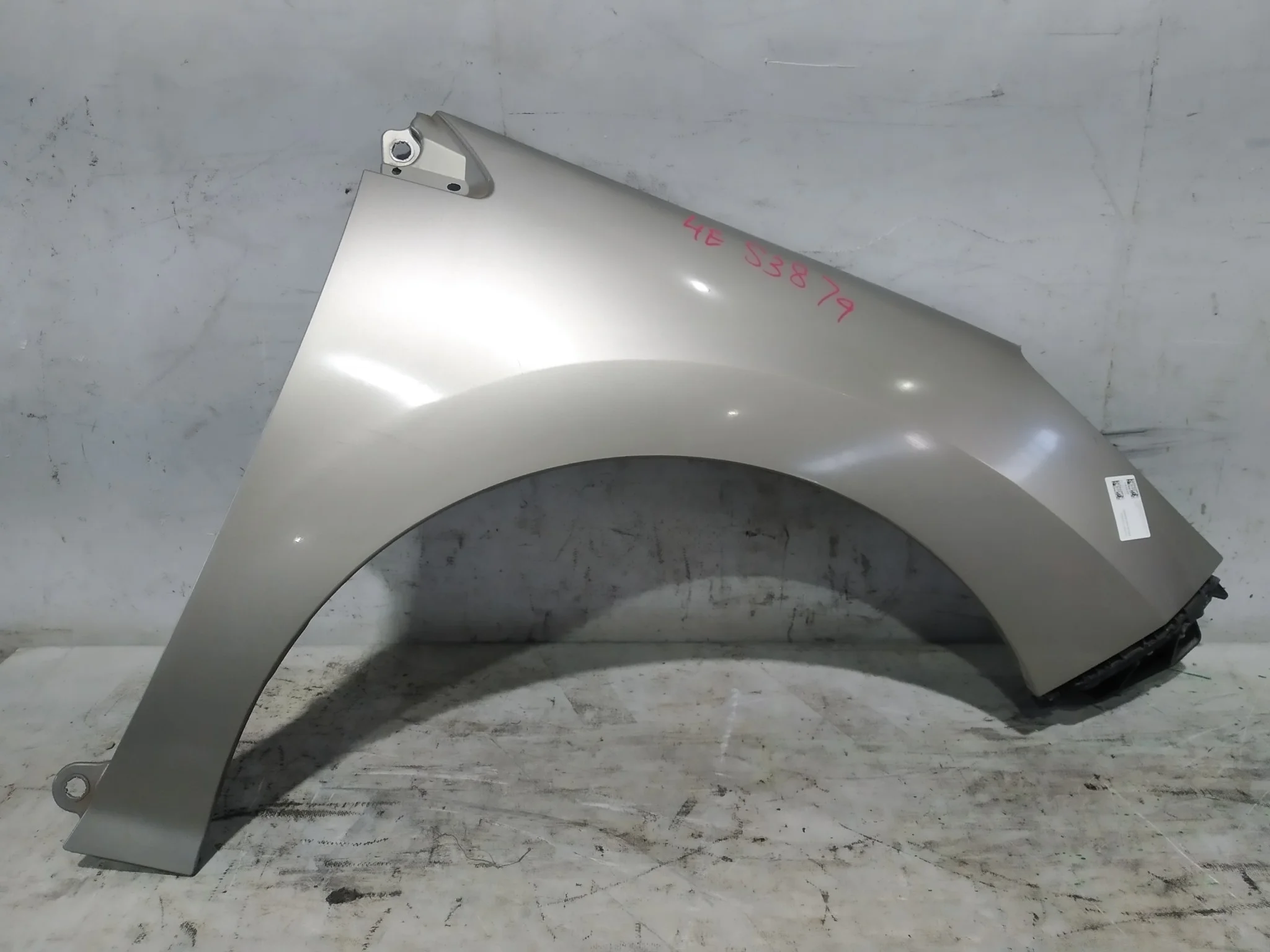 КРЫЛО PEUGEOT 7841Y1 ПЕРЕД ПРАВО серый, EVG S3879