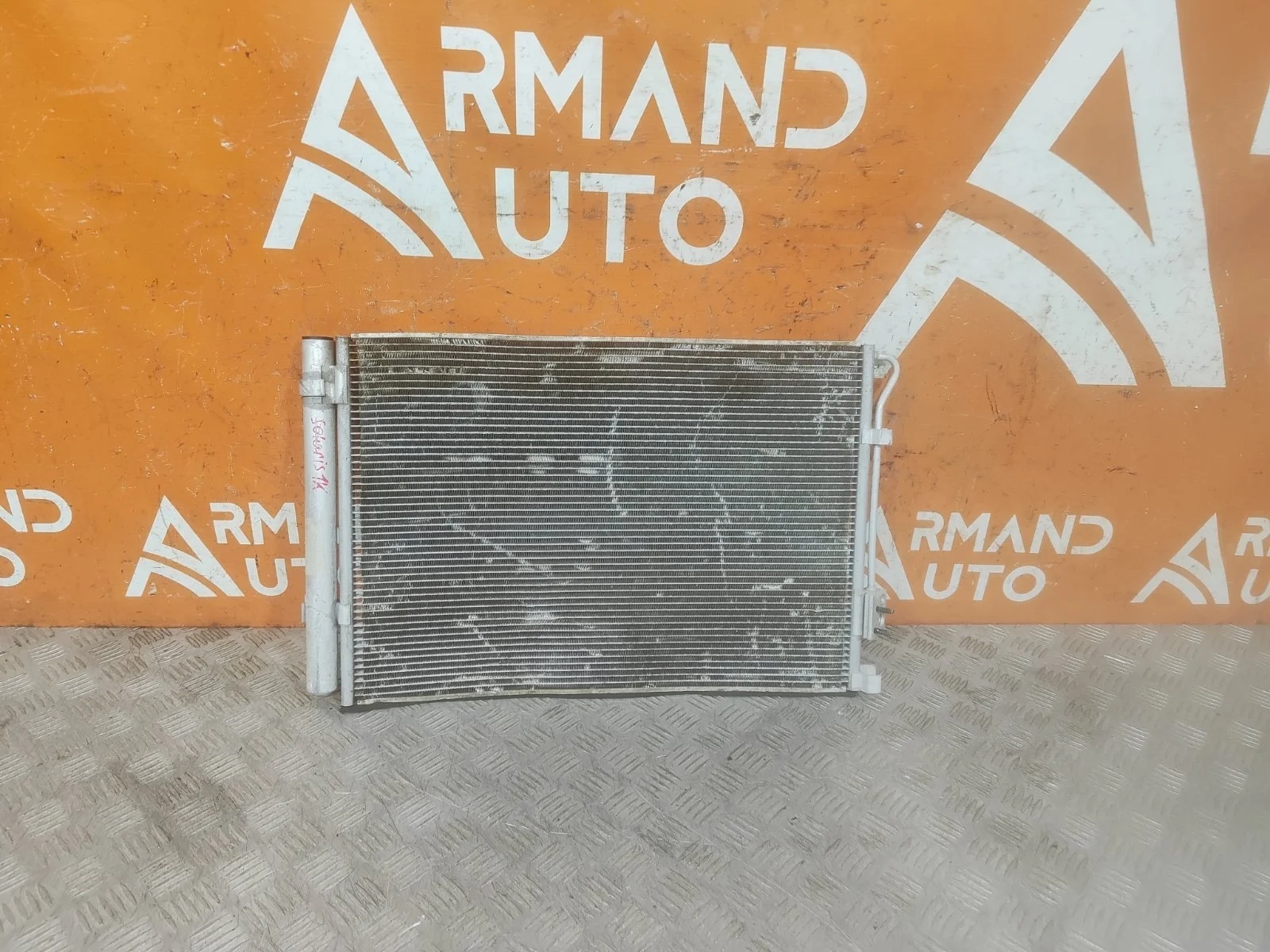 Радиатор кондиционера Hyundai Solaris 2017-нв