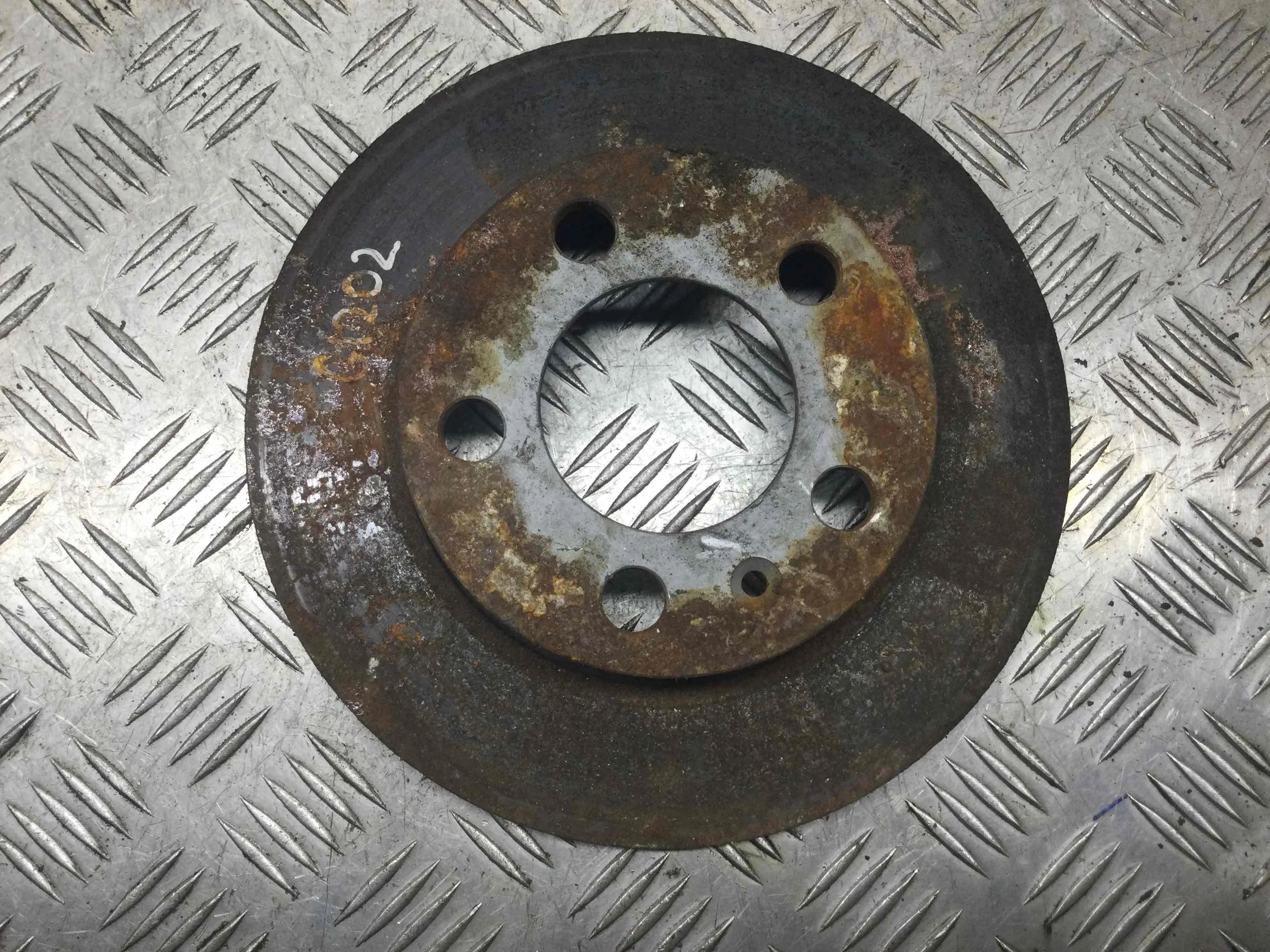 Диск тормозной задний Audi A3 8L (1996-2000) бензин 1.8 i Механика Х/б