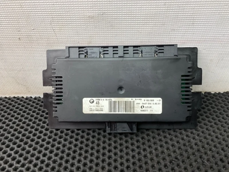 Блок электронный Bmw X5 2007 61359166668 E70 N52B30AF 3.0