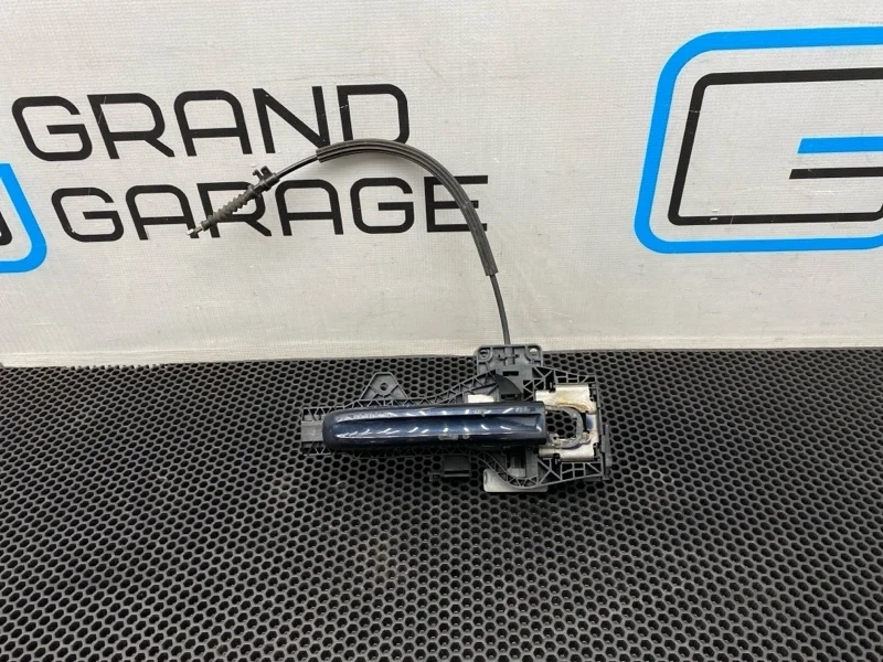 Ручка двери наружная Audi Q7 2006 4L0837205 4LB BUG TDI 3.0, передняя правая