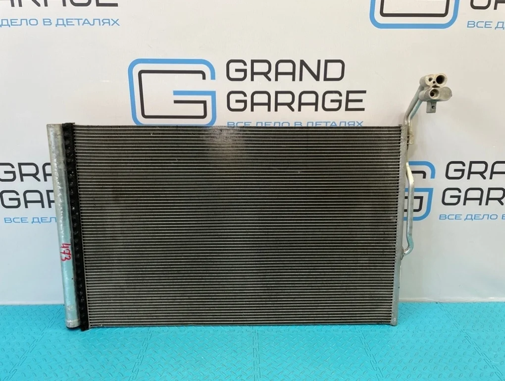 Радиатор кондиционера Porsche Cayenne 2011 95857311102 958 M55.02 3.6
