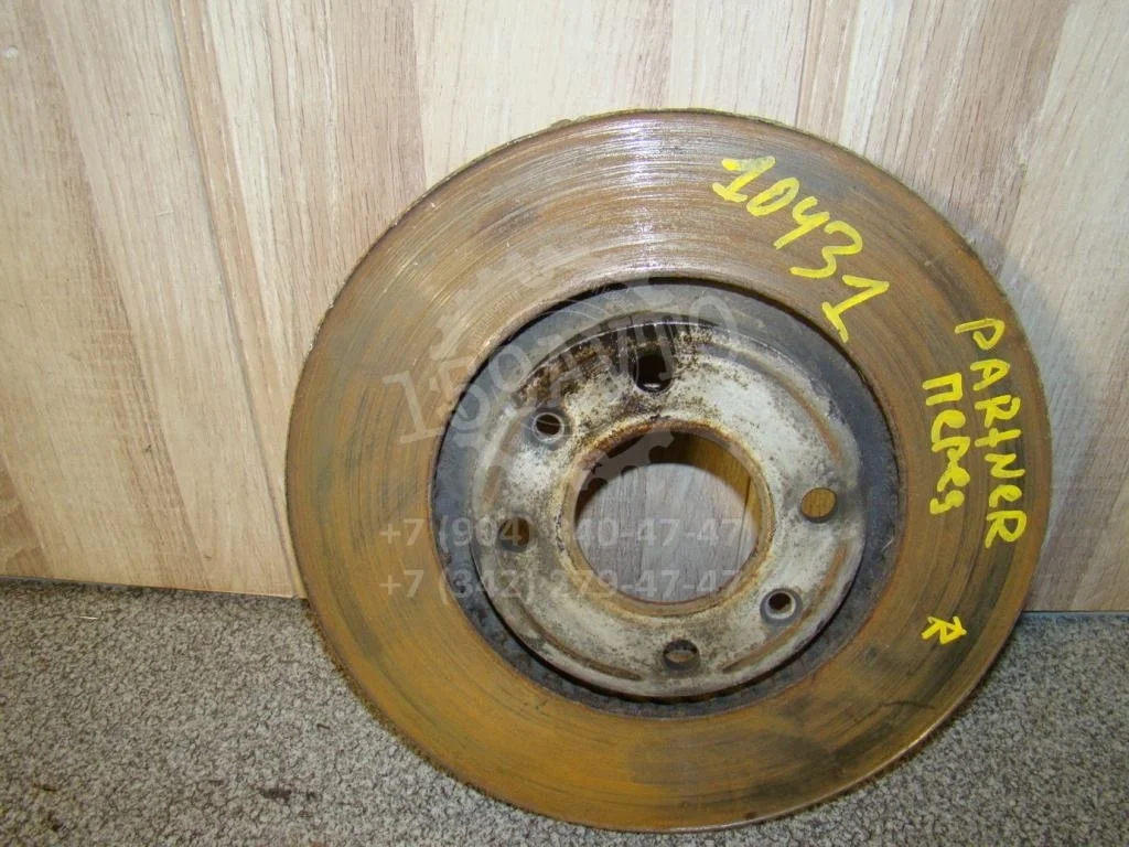 Диск тормозной передний вентилируемый Peugeot Partner Tepee 2013 B9