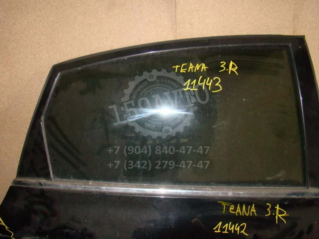Стекло двери задней правой Nissan Teana 2011 J32