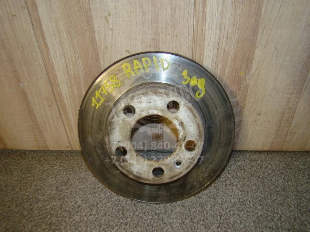 Диск тормозной задний Skoda Rapid 1 2014