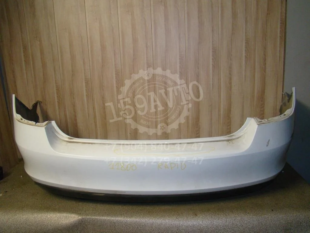 Бампер задний Skoda Rapid 1 2014