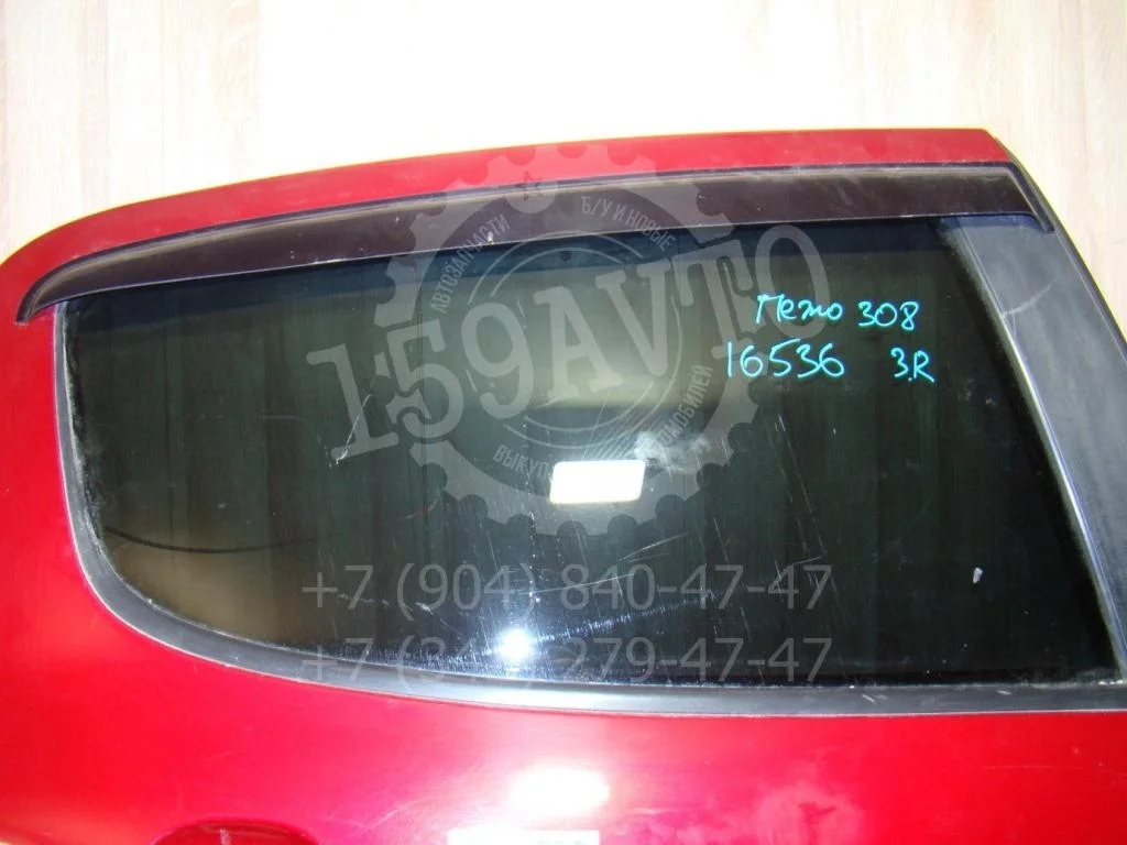 Стекло двери задней правой Peugeot 308 2008 T7
