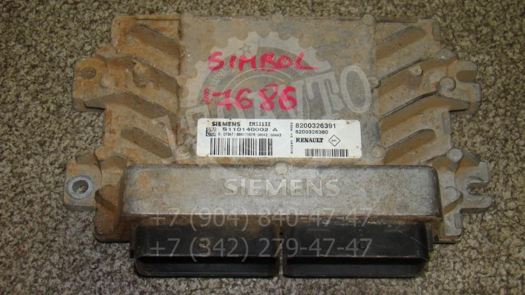 Блок управления двигателем Renault Symbol 1