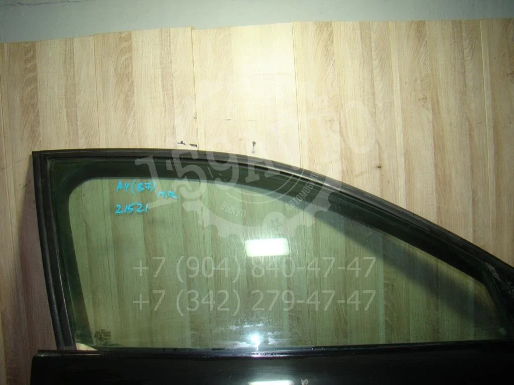 Стекло двери передней правой Audi A4 B7