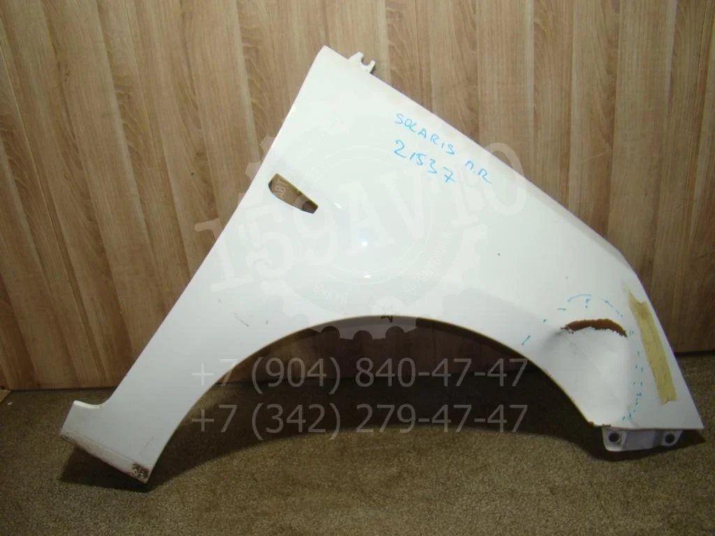 Крыло переднее правое Hyundai Solaris 1 RB