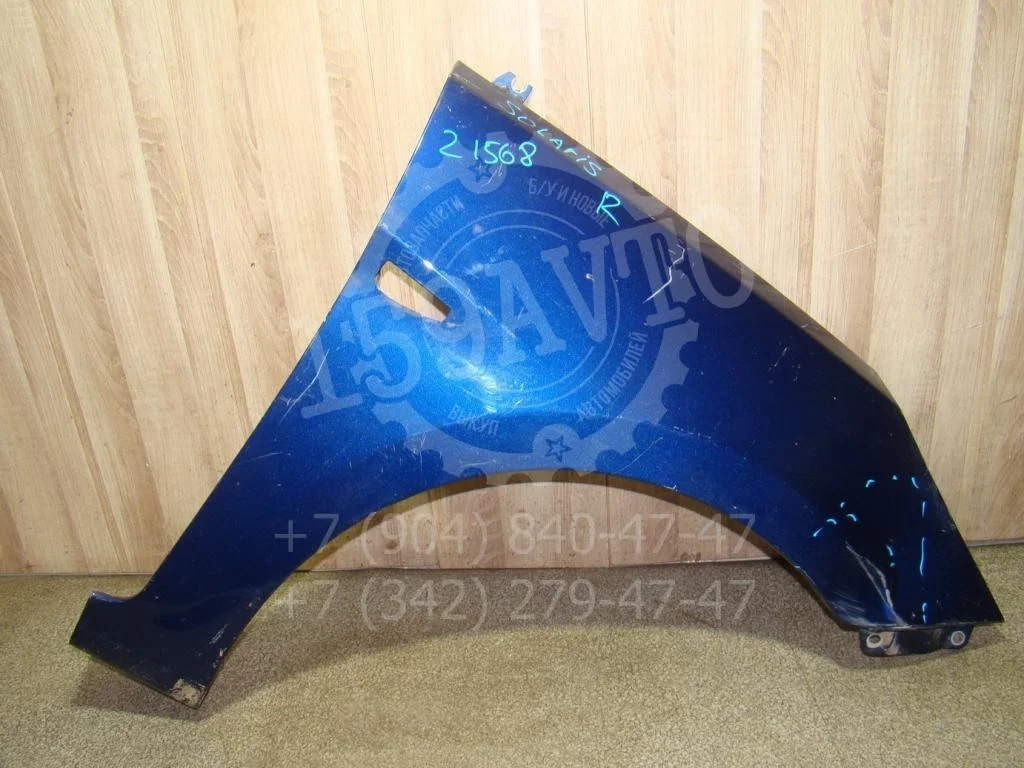 Крыло переднее правое Hyundai Solaris 1 RB