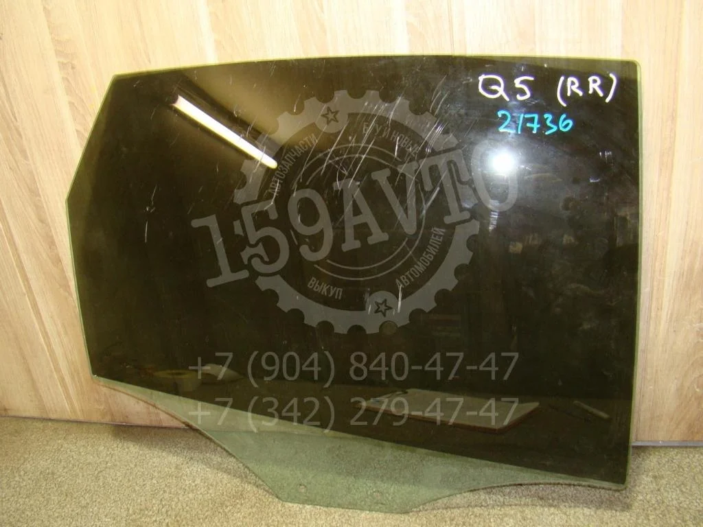 Стекло двери задней правой Audi Q5 8R