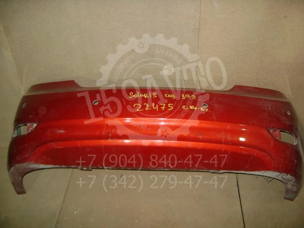 Бампер задний Hyundai Solaris 1 RB