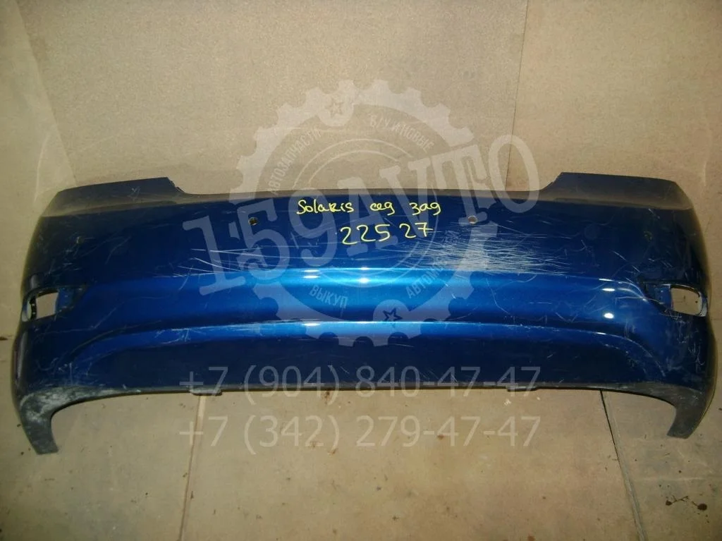 Бампер задний Hyundai Solaris 1 RB