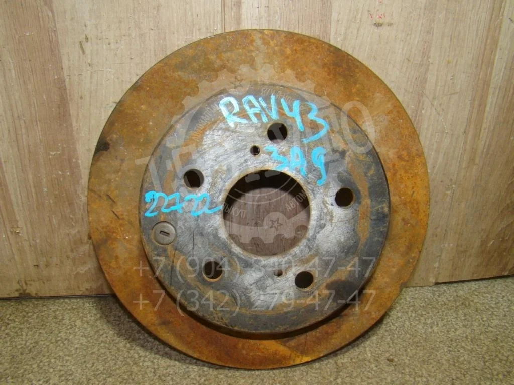 Диск тормозной задний Toyota RAV4 A30