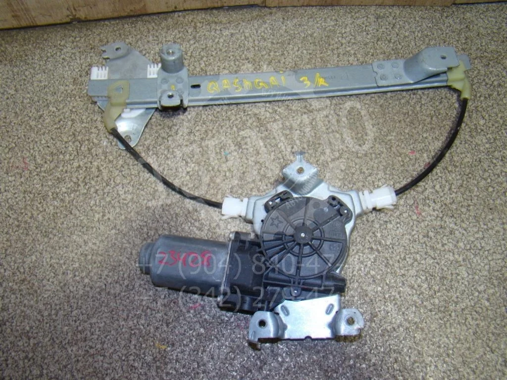 Стеклоподъемник задний правый Nissan Qashqai J10