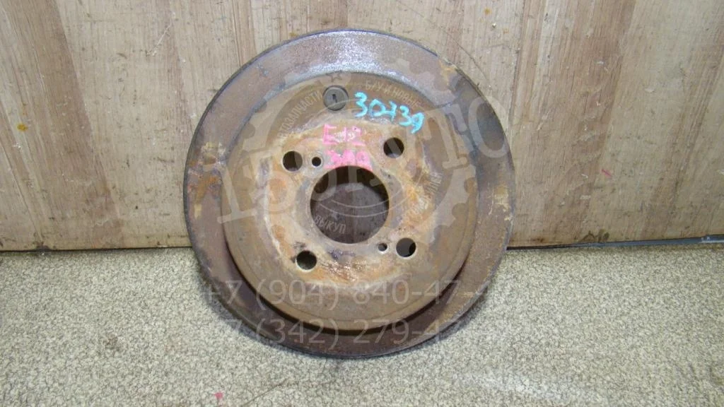 Диск тормозной задний Toyota Corolla E120