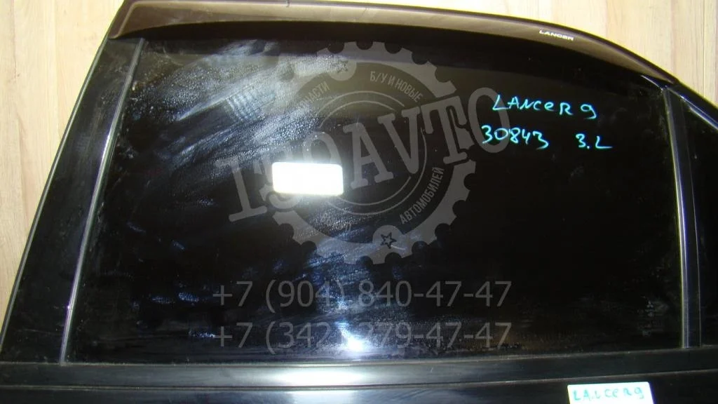 Стекло двери задней левой Mitsubishi Lancer 9 2006 CS