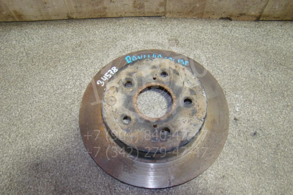 Диск тормозной задний Toyota RAV4 A40