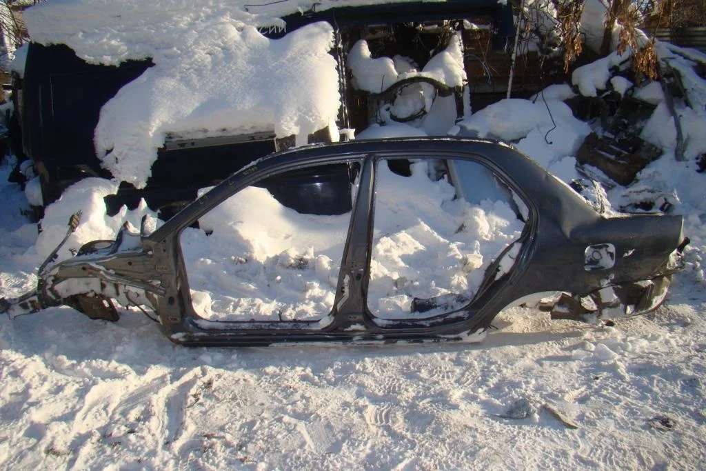 Порог со стойкой левый Mitsubishi Lancer 9 CS