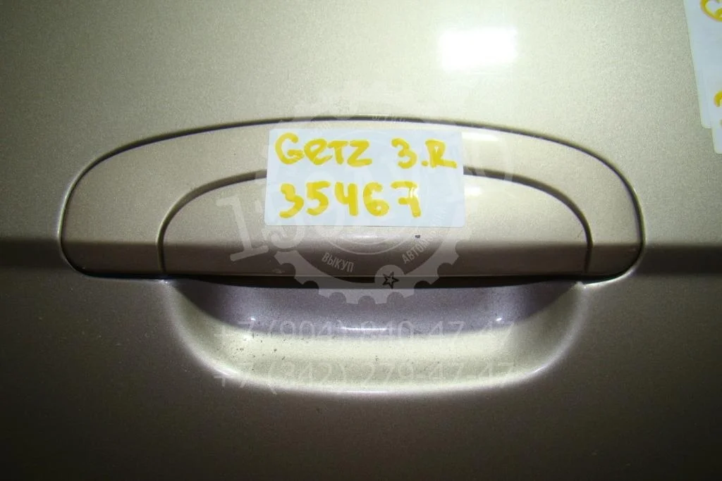 Ручка двери задней наружная правая Hyundai Getz TB