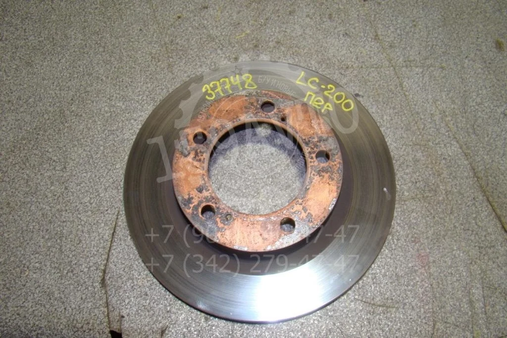 Диск тормозной передний вентилируемый Toyota Land Cruiser J200