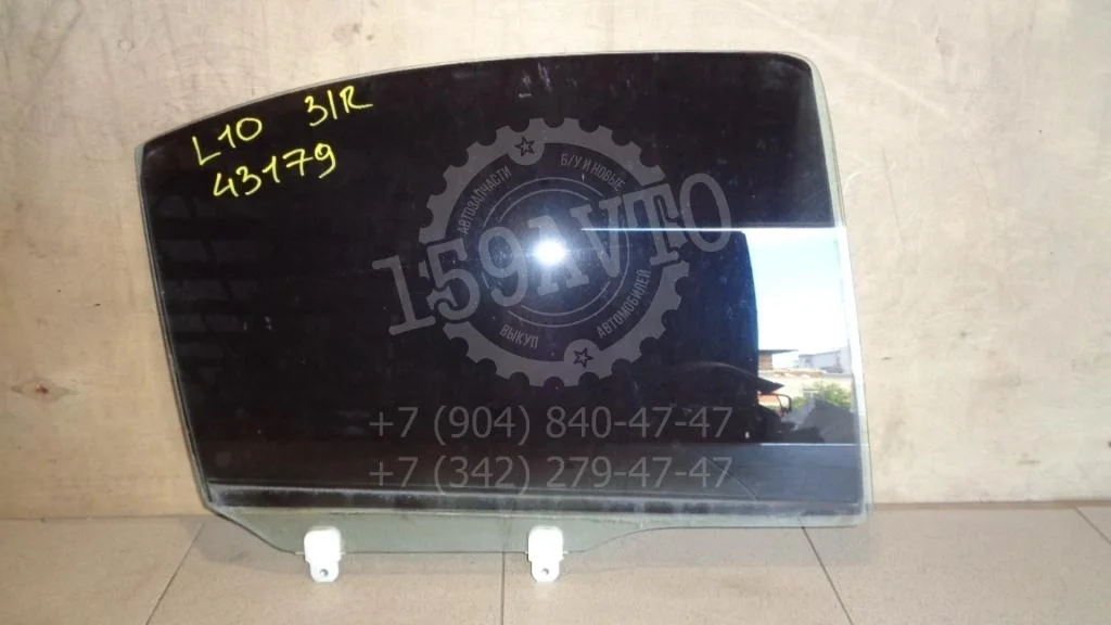 Стекло двери задней правой Mitsubishi Lancer 10 2008 CY