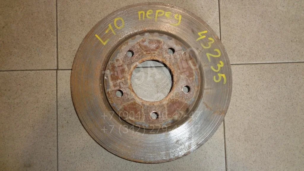 Диск тормозной передний вентилируемый Mitsubishi Lancer 10 2008 CY