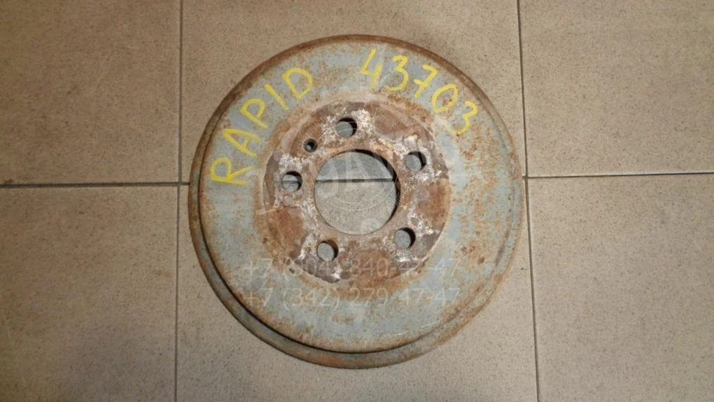 Барабан тормозной Skoda Rapid 1 2014