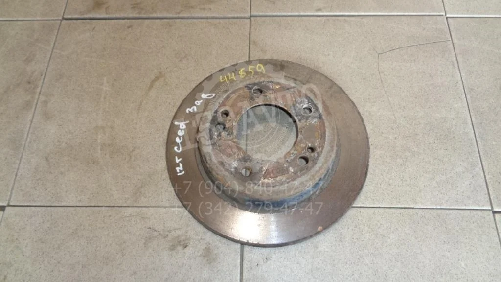 Диск тормозной задний Kia Ceed 2 JD