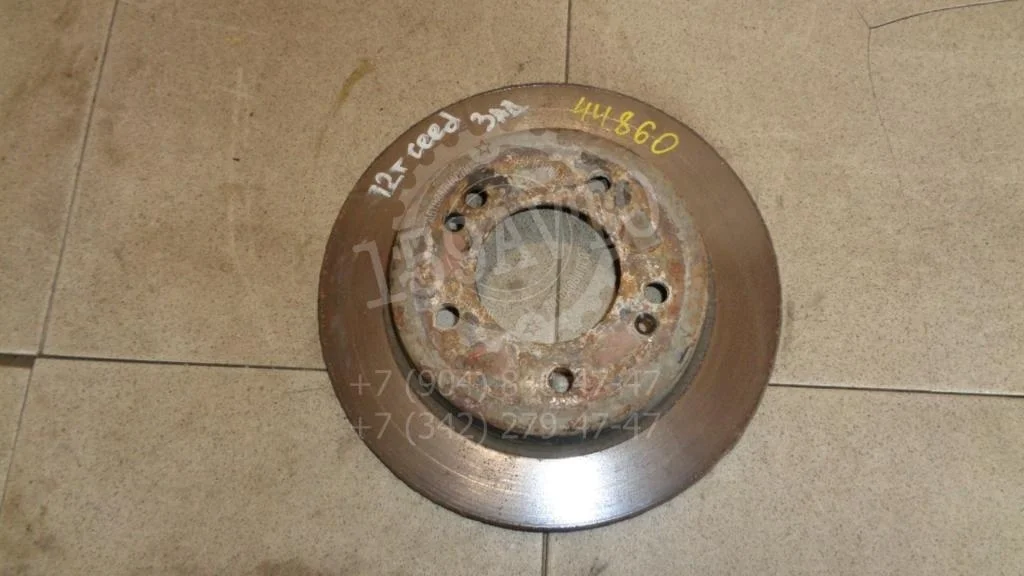 Диск тормозной задний Kia Ceed 2 JD