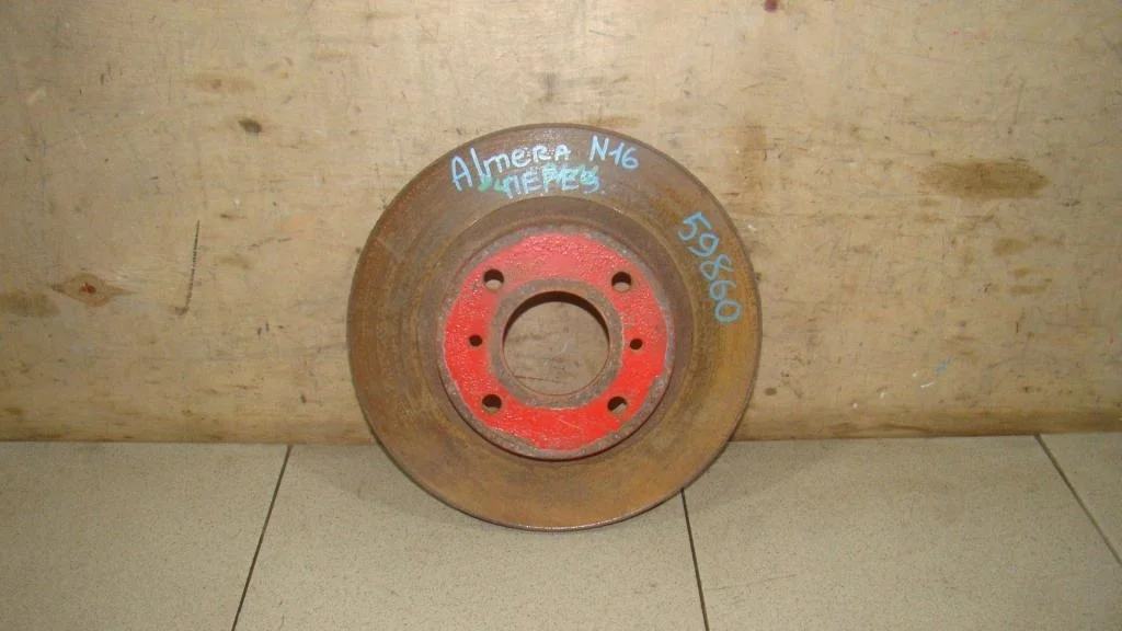 Диск тормозной передний вентилируемый Nissan Almera 2000 N16