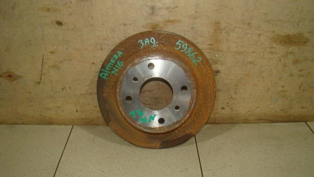 Диск тормозной задний Nissan Almera 2000 N16
