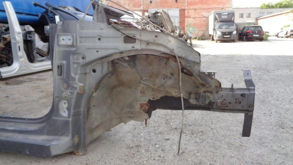 Лонжерон передний правый Hyundai Solaris 1 2011 RB