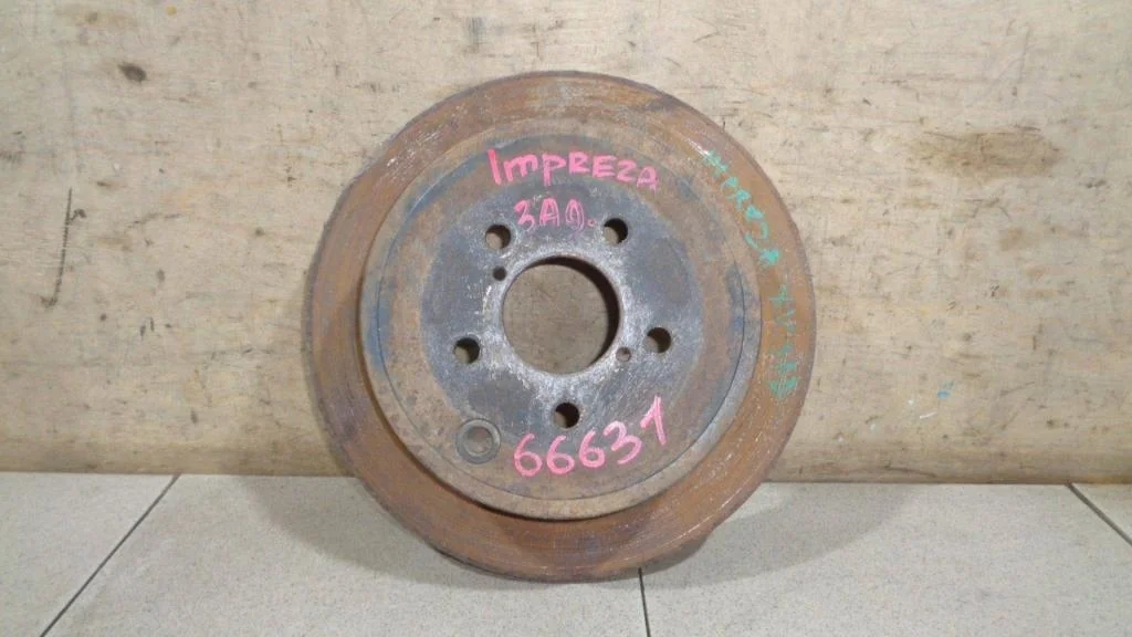 Диск тормозной задний Subaru Impreza XV 2011 G12, GE, GH