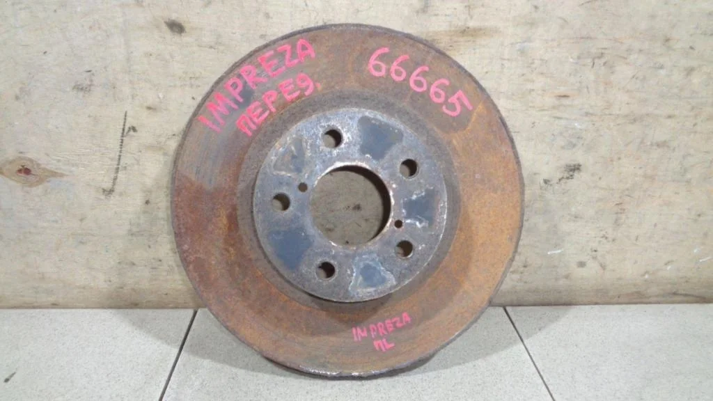 Диск тормозной передний вентилируемый Subaru Impreza XV 2011 G12, GE, GH
