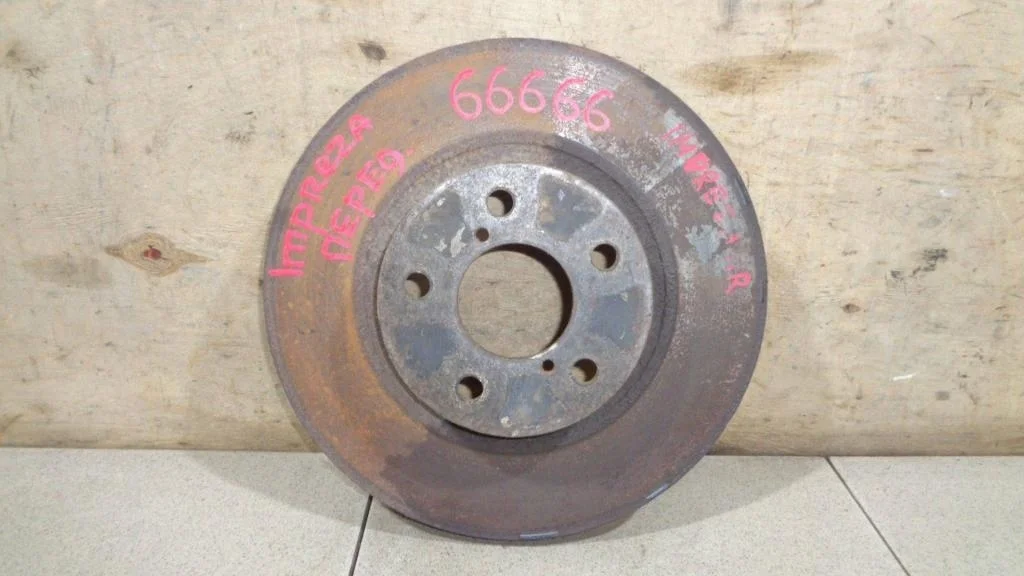 Диск тормозной передний вентилируемый Subaru Impreza XV 2011 G12, GE, GH