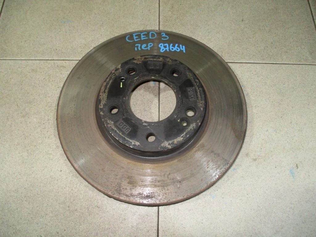Диск тормозной передний вентилируемый Kia Ceed 3 2019 CD