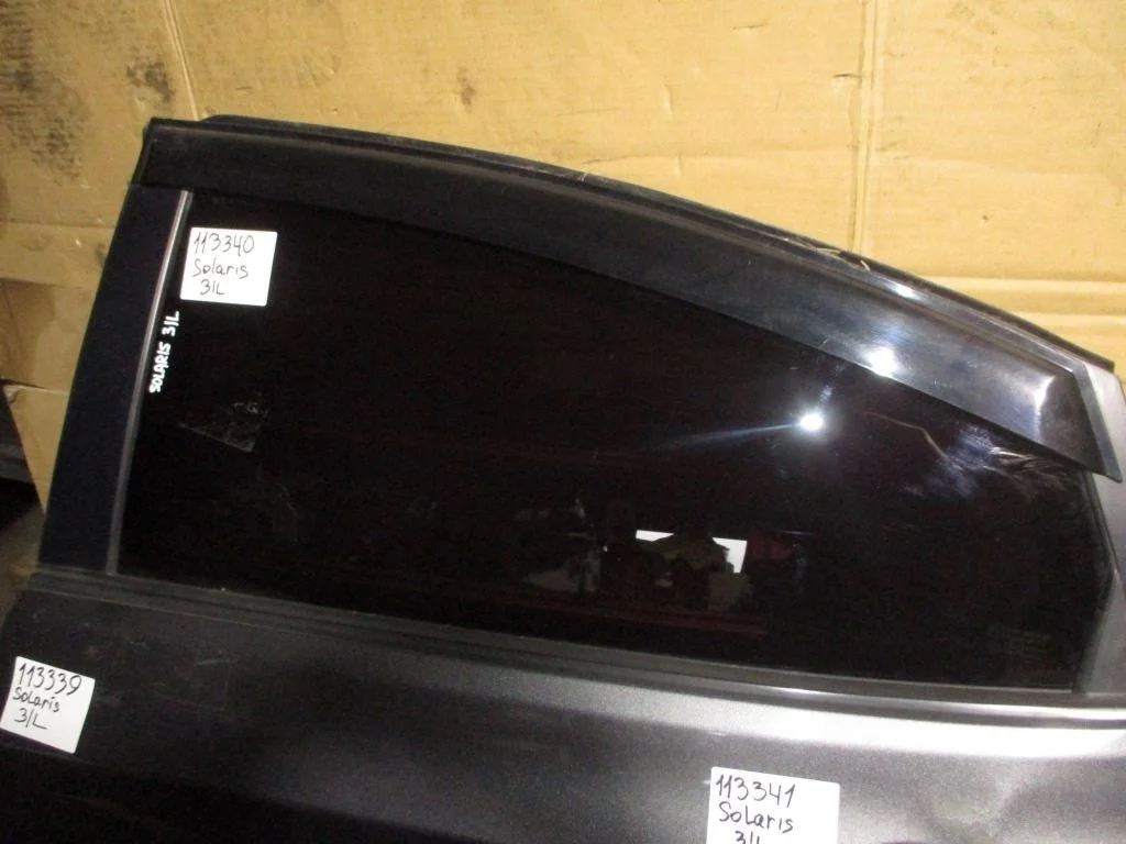 Стекло двери задней левой Hyundai Solaris 1 RB
