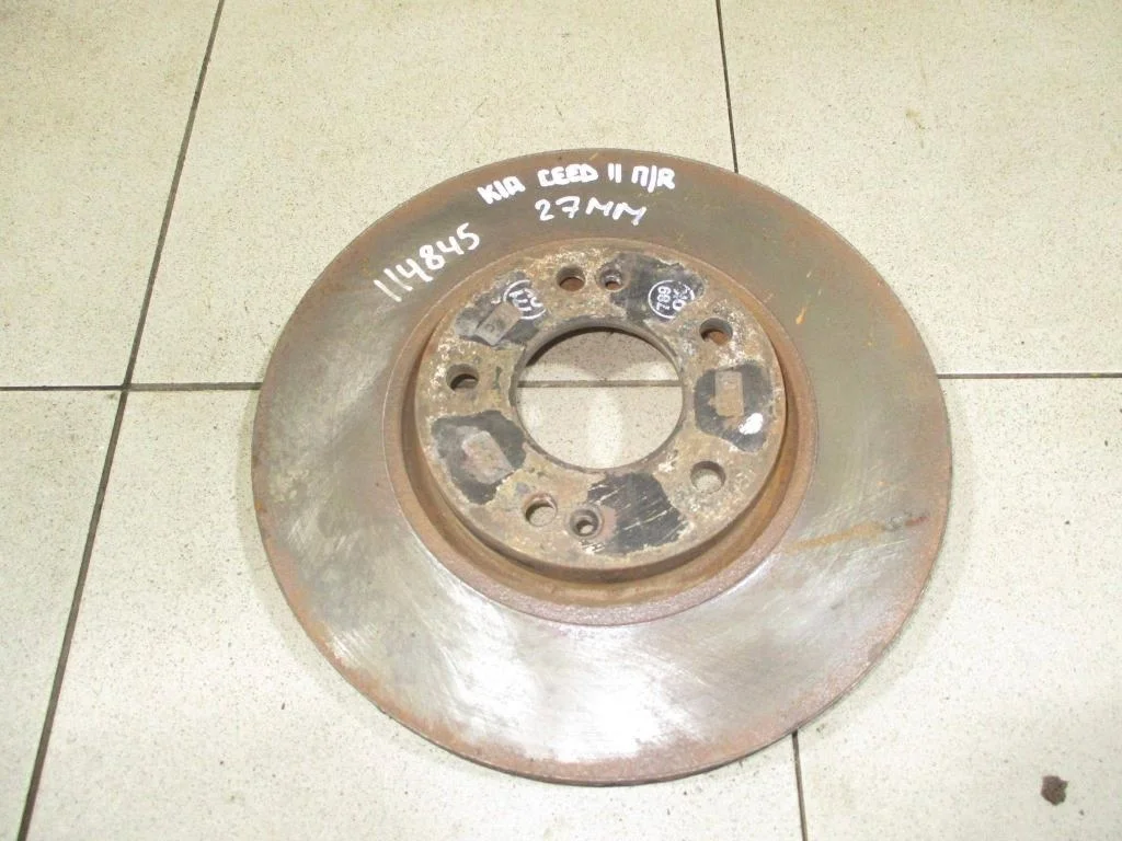 Диск тормозной передний вентилируемый Kia Ceed 2 JD