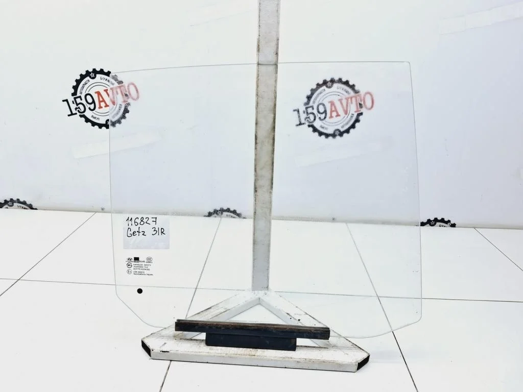 Стекло двери задней правой Hyundai Getz TB