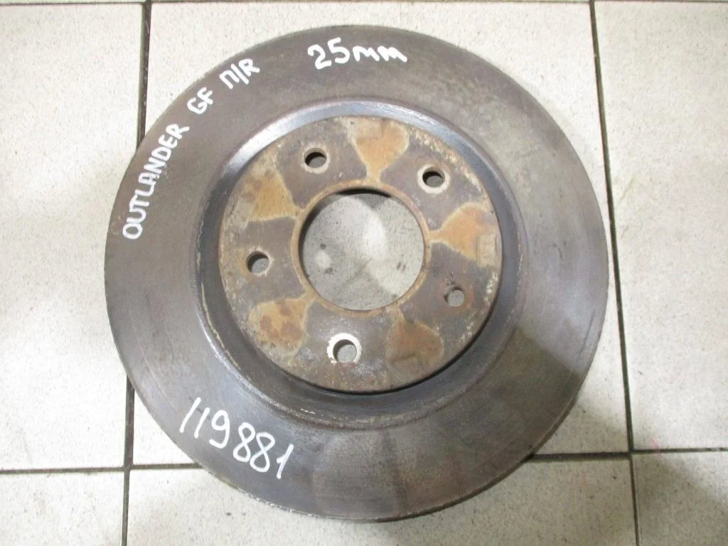 Диск тормозной передний вентилируемый Mitsubishi Outlander 3 2015 GF