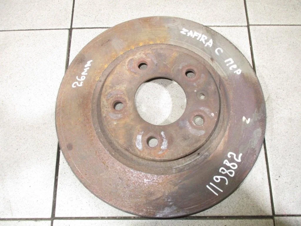 Диск тормозной передний вентилируемый Opel Zafira 2012 C