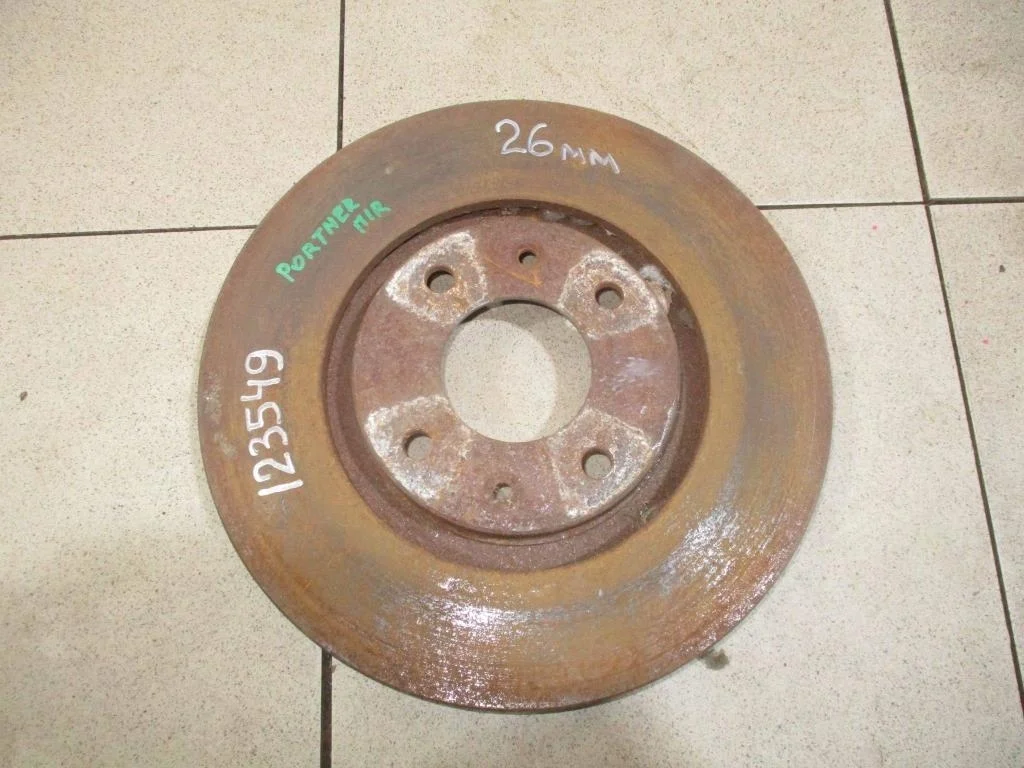 Диск тормозной передний вентилируемый Peugeot Partner Tepee B9