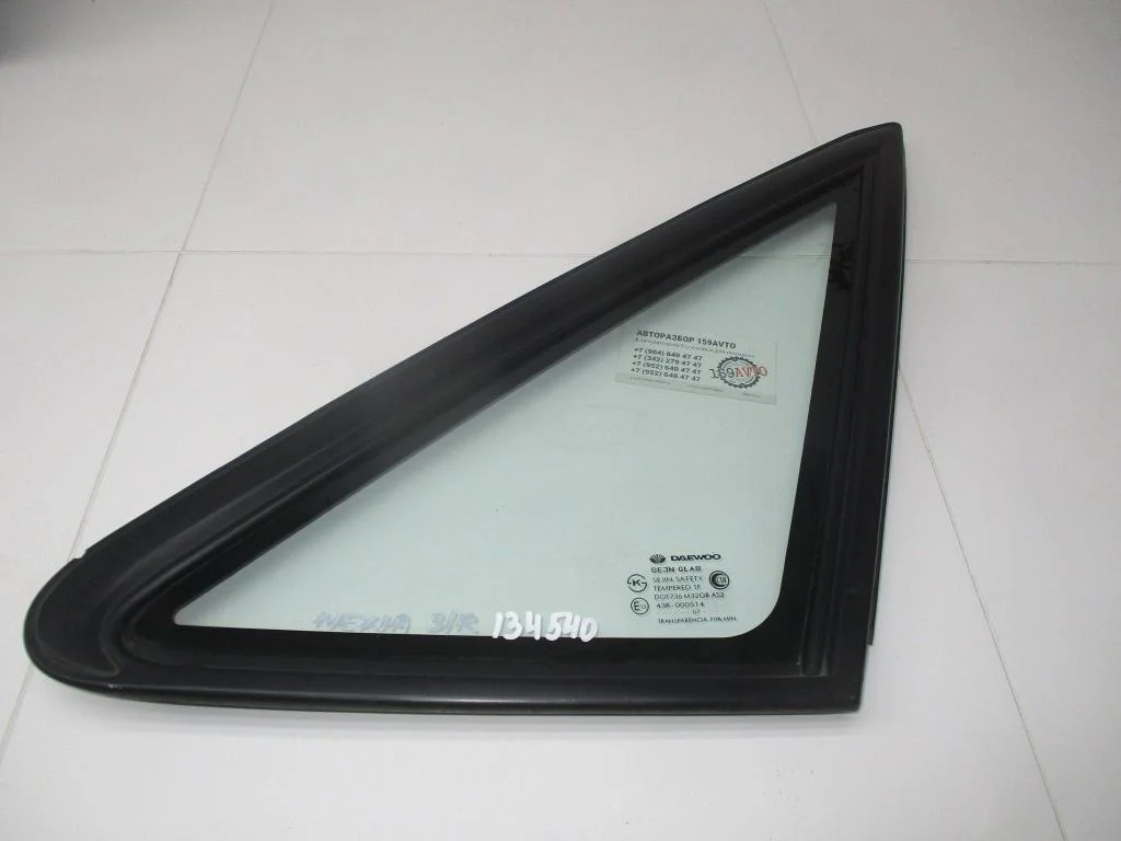 Стекло кузовное глухое правое Daewoo Nexia N100, N150