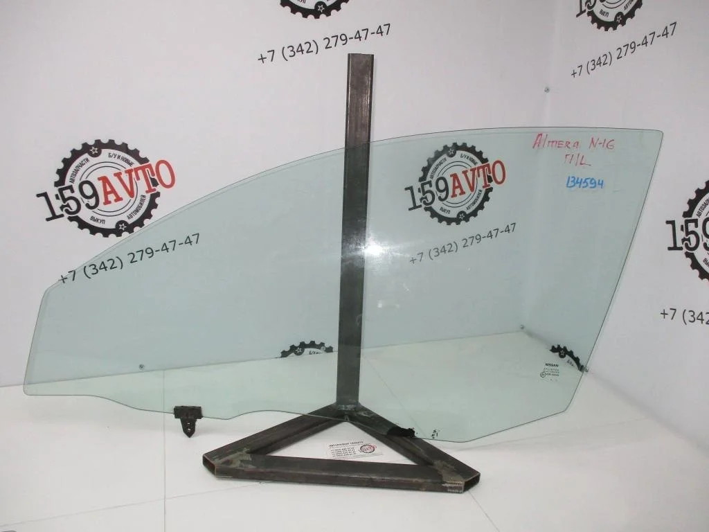 Стекло двери передней левой Nissan Almera N16